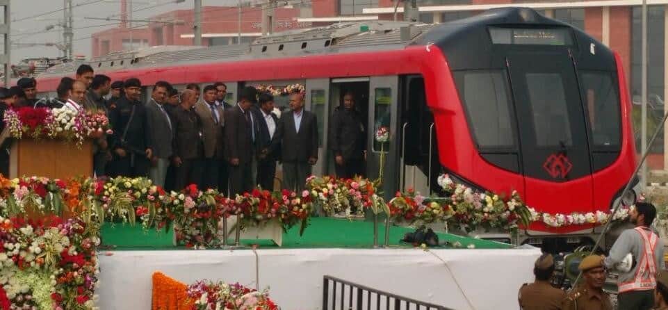 metro trial completed between charbagh to transport nagar