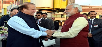 Prime minister Narendra Modi greets Nawaz Sharif on his birthday
