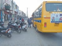 fatehabad, officers in house, little childrens goes to school, in heavy winter, fatehabad,  harayana