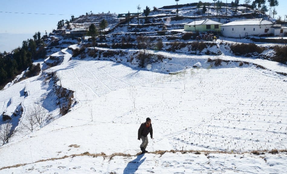 Snowfall Forecast in Himachal on New year.