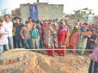 Now Bijana Dr. Ambedkar's posters torn, flag dropped, Karnal