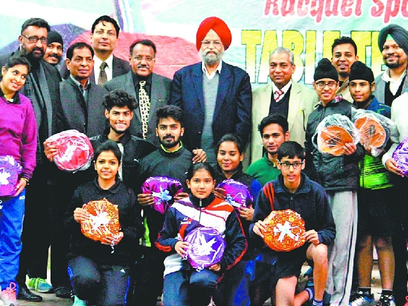 Punjab Open table tennis tournament, racket sports event, attended by 120 players, Patiala
