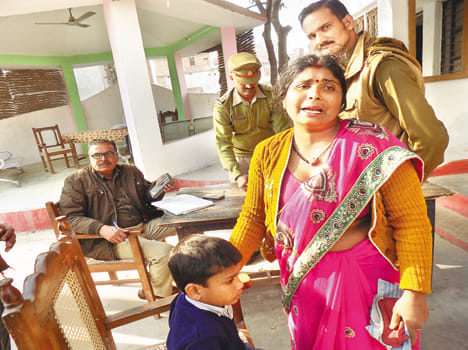 Woman chuckle children snatched