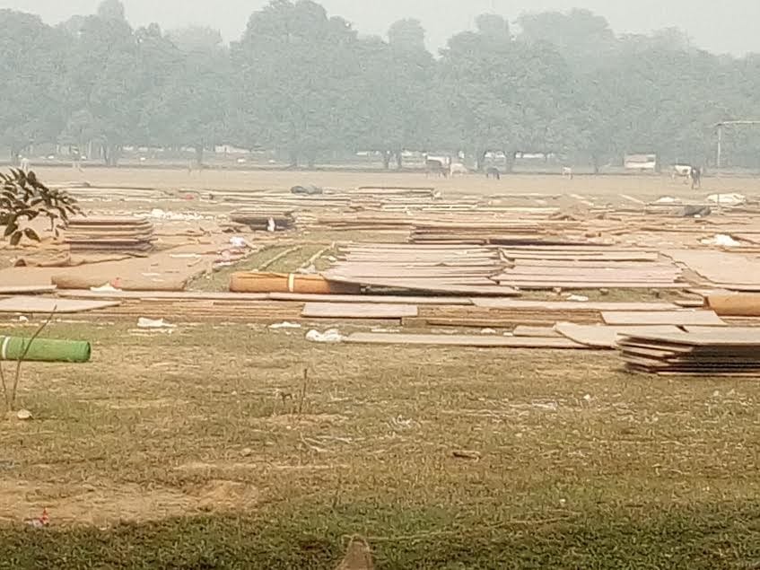 Officers arrived to investigate Sahupuri