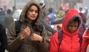 Reflex weather, the city in the grip of cold wave