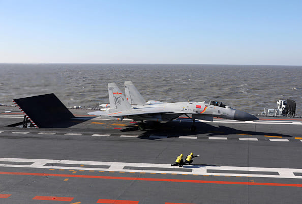 China's aircraft carrier sails into South China Sea, Increased stress