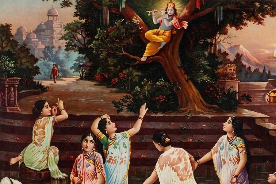 why bathing nude is sin according to puran
