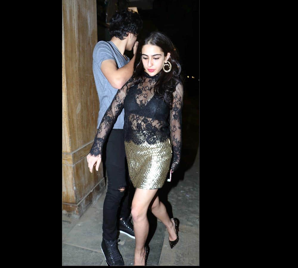 sara ali khan looks fabulous  in transparent dress