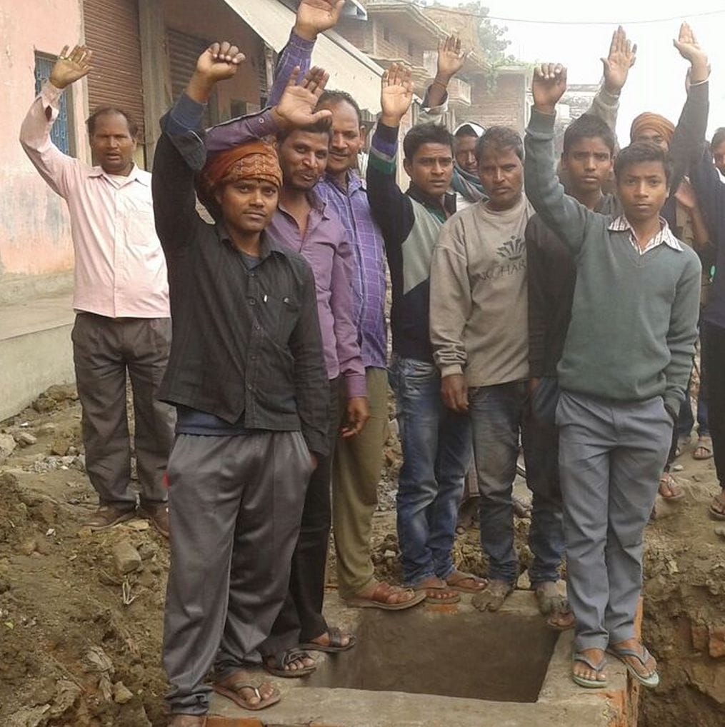 The villagers outcry
