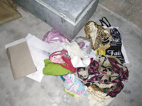 Class IV employee's home and took cash and jewelry thief