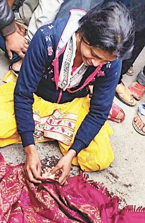 tractor kills a girl on highway