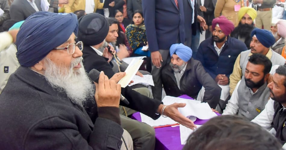 CM Badal Parkash singh badal on jarnail singh