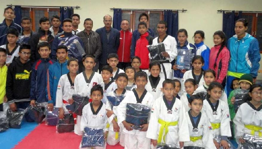 Taekwondo spirit shown by the players in the competition