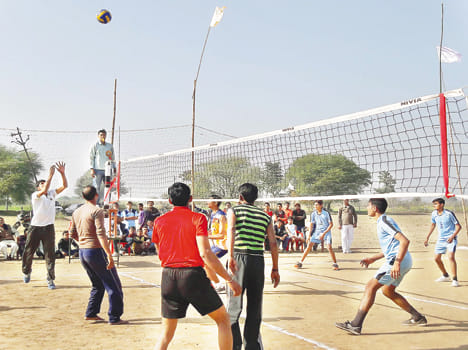 Pratappura in volleyball, Chiria and Jkha winner