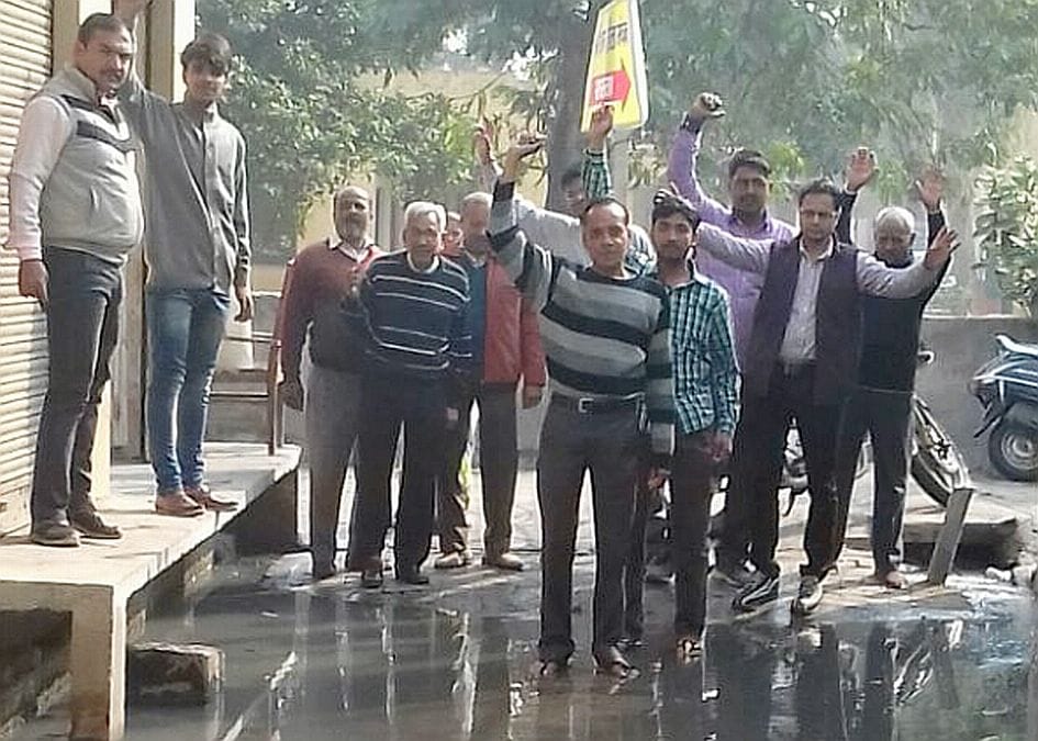people worried from waterlogging.