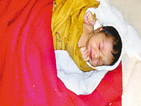 The girl's mother had escaped from the hospital