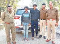 sonipat, head of gang arrest with two members