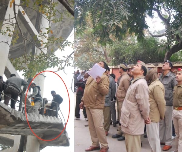 youths tries to commit suicide in lucknow