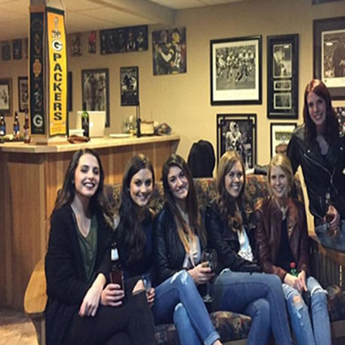 Photo Of 6 Friends Sitting On A Couch Baffles