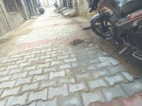 fatehabad, road damage, in two days, new constraction,   fatehabad,  harayana