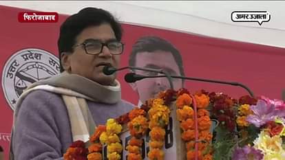 Firozabad: Ramgopal yadav again supported akhilesh yadav 