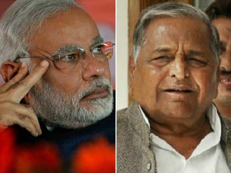 mulayam singh yadav praises modi but with criticism.
