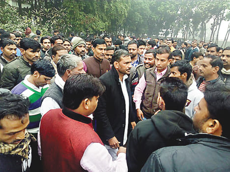 SP Garmai politics, ruckus at the office