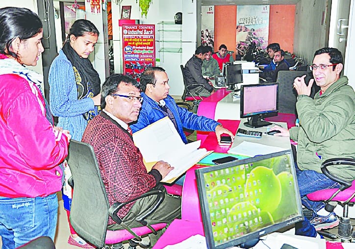 Commercial tax department raids