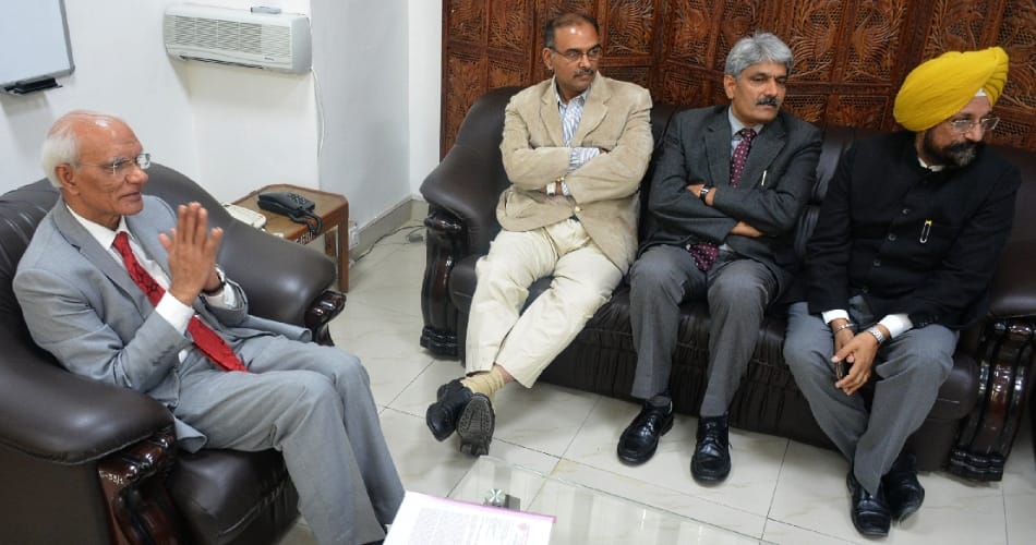 UGC Chairman Prof.. Ved Prakash in Chandigarh