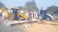 fatehabad, action againest illegal constraction,  fatehabad,  harayana