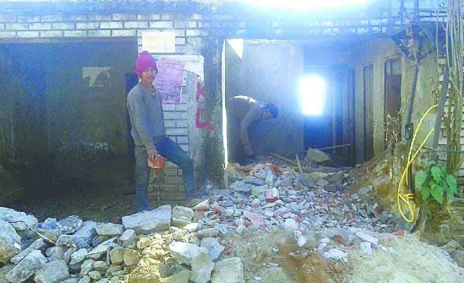 Ascott start rebuilding accessible toilet
