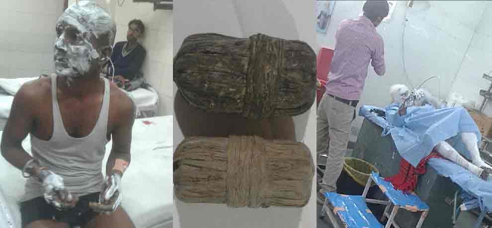 blast in illegal crackers in delhi two injured