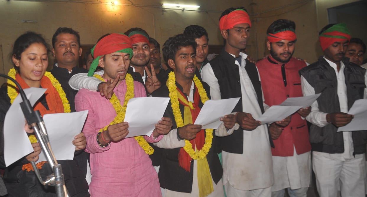 harish chandra pg college:  first time girl elected chaiman