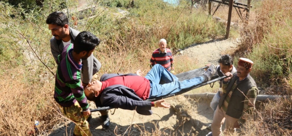 No road connectivity to sangti area in shimla