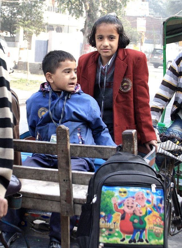 Despite the open school holiday, children Titure