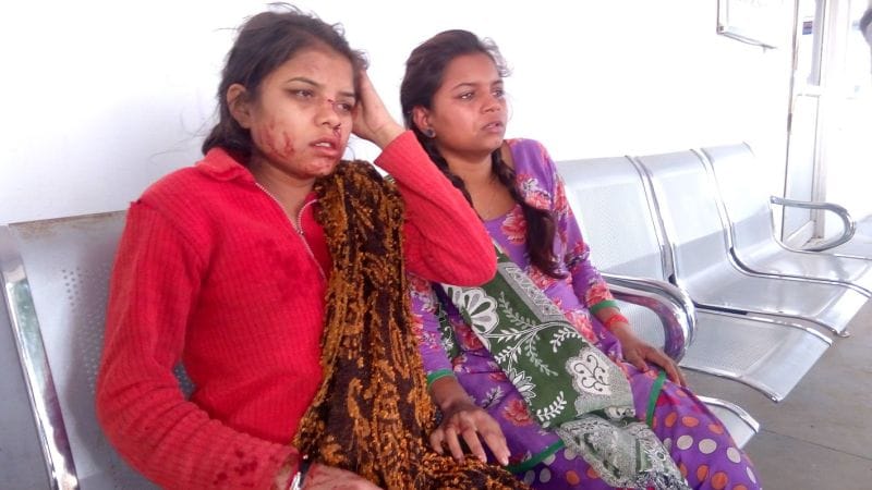 Sisters injured in the police station had to sit for hours