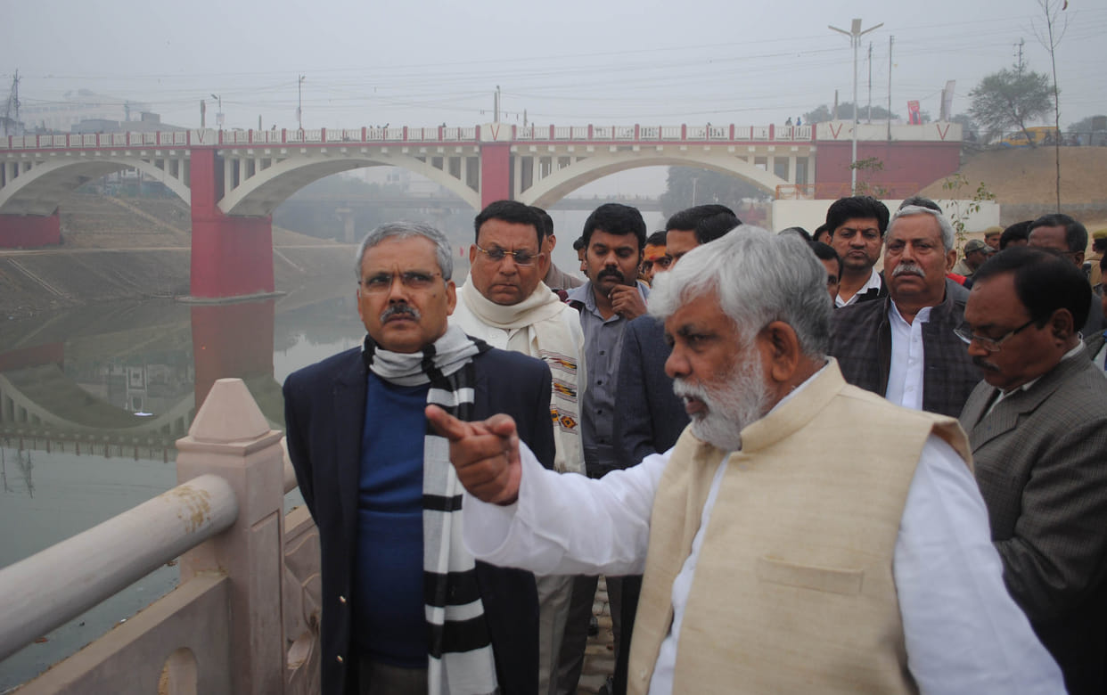 Varuna corridor on either side of the pathway will become spongy