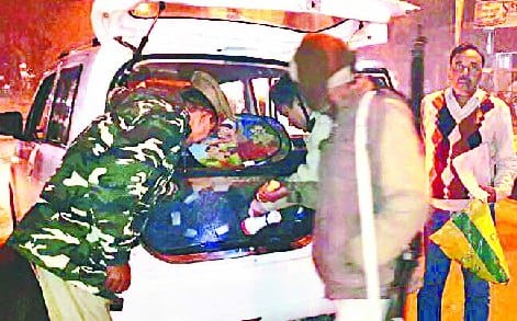 During checking car Found in million rupees