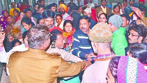 The death of innocent private Uproar in hospital
