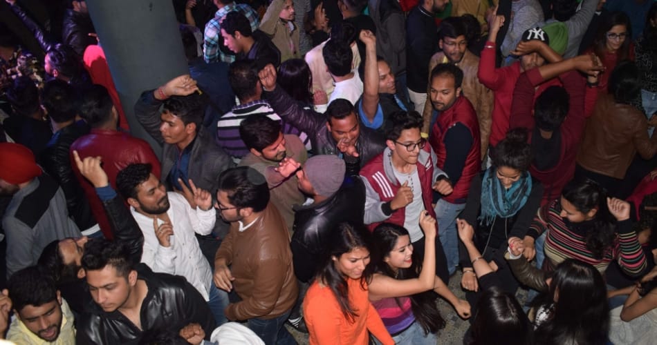 New year celebration in chandigarh, first pictures of celebration