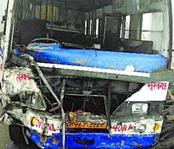 Ten injured in collision of four vehicles