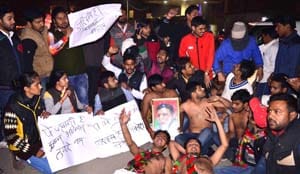Showing the balance heavily in Allahabad Akhilesh