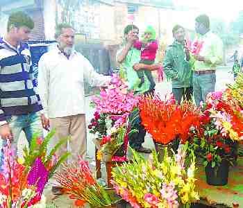 people immersed in the New Year's celebration