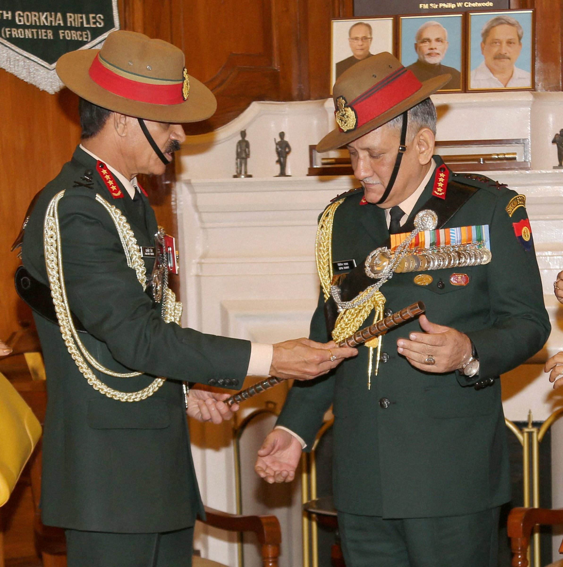 celebration in the army chief bipin rawat village.