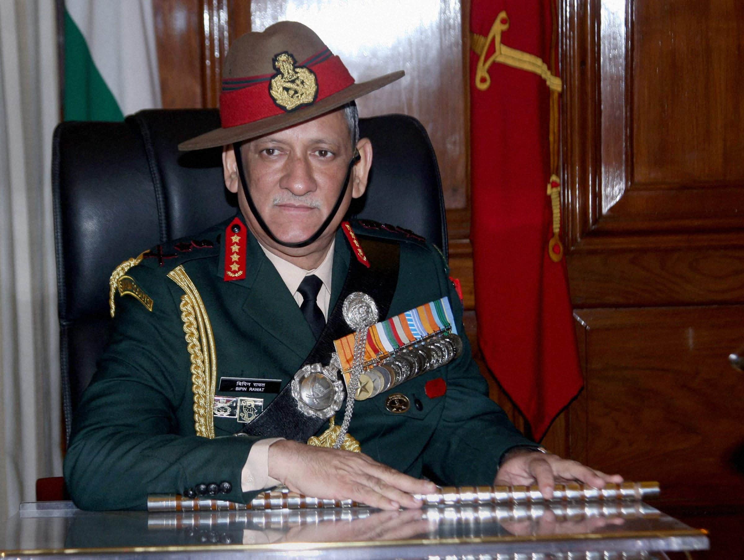 celebration in the army chief bipin rawat village.