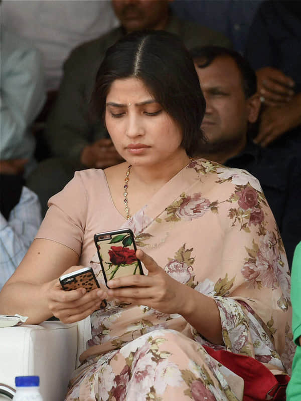 dimple yadav is in stress