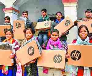 Laptops distribution