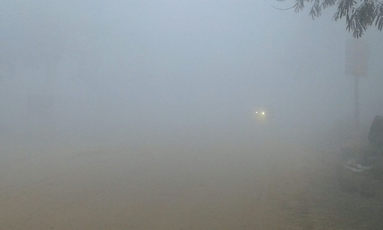 weather news hisar, fog hisar, train late, Hisar