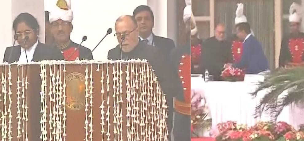Anil Baijal took oath as Lieutenant Governor of Delhi, administered by HC Chief Justice G Rohini