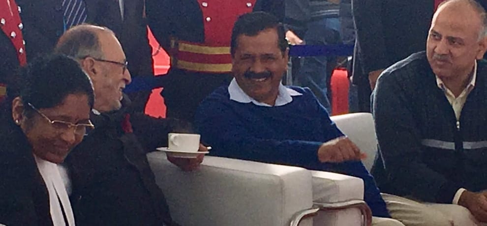 in case of doorstep delivery project kejriwal showed his anger on lg